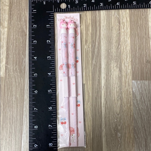 Sanrio My Melody chop sticks or hair Pens Tokyo kawaii style cherrys - Picture 4 of 5